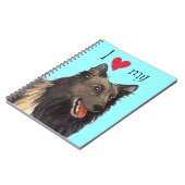 Carnet J'aime mon Tervuren belge (Côté gauche)
