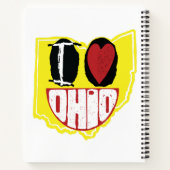 Carnet J'Aime Ohio Sourire Un Visage Heureux (Dos)