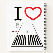 Carnet J'aime Père Noël Monica Airport Runway 21 / 3 (Dos)