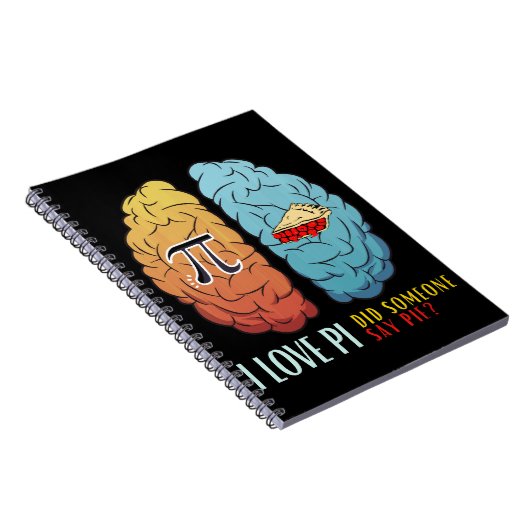 Carnet J'Aime Pi Quelqu'Un A Dit Pie (Côté Droit)