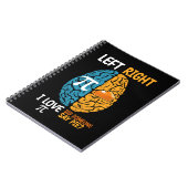Carnet J'Aime Pi Quelqu'Un A Dit Pie Gauche Cerveau Droit (Côté gauche)