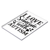 CARNET J'AIME QUELQU'UN AVEC AUTISME (Côté gauche)