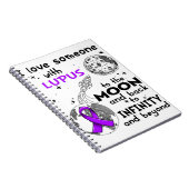 Carnet J'aime Quelqu'un avec Lupus Awareness (Côté Droit)