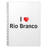 Carnet J'aime Rio Branco (Devant)