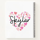 Carnet J'aime Skylar (Dos)