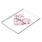 Carnet J'aime Sophia (Côté gauche)