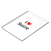 Carnet J'aime Sucre (Côté gauche)