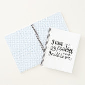 Carnet J'aime tellement les biscuits que je pourrais en ê (Intérieur)