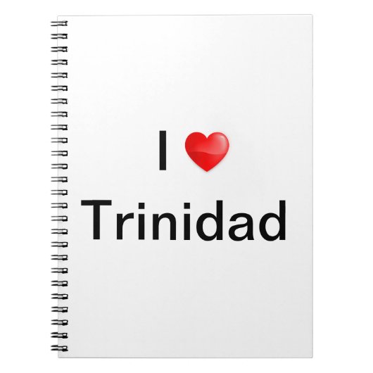 Carnet J'aime Trinidad (Devant)