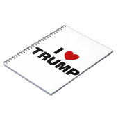 Carnet J'aime Trump (Côté gauche)