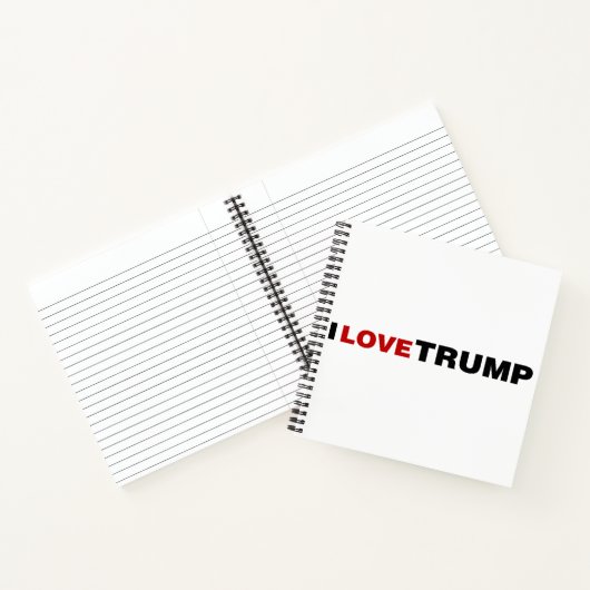 Carnet J'aime Trump (Intérieur)