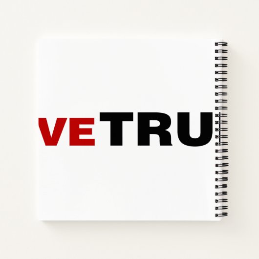 Carnet J'aime Trump (Dos)