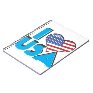 Carnet J'aime USA Rétro 80s