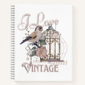 Carnet J'aime Vintage (Devant)