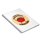 Carnet J'aime Vous Des Tomates De Ma Tête Blague De Tomat (Côté Droit)