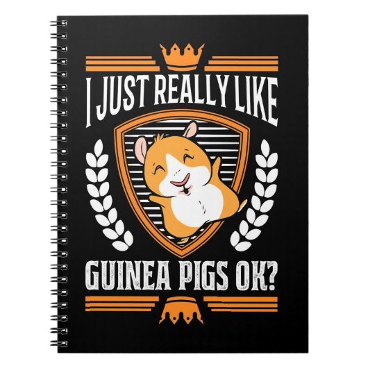 Carnet J'Aime Vraiment Le Cochon De Guinée (Devant)