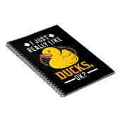 Carnet J'Aime Vraiment Les Canards (Côté Droit)