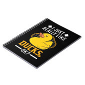 Carnet J'Aime Vraiment Les Canards (Côté gauche)