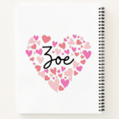 Carnet J'aime Zoe (Dos)