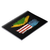 Carnet Jamaican American Flag Jamaica Usa (Côté gauche)