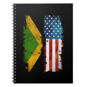 Carnet Jamaican American Flag Jamaica Usa