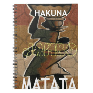 Carnet Jambo Habari Hakuna Matata.