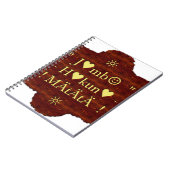 Carnet Jambo Hakuna Matata : Art africain Imprimer/Graphi (Côté gauche)