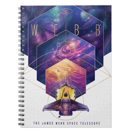 Carnet James Webb télescope spatial Illustration (Devant)