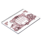 Carnet Jane Austen : Invitation de boule de Netherfield (Côté gauche)