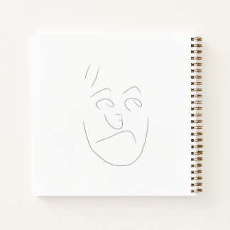 Carnet Japanese letter face notebook | へのへのもへじ