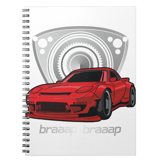 Carnet Japon Rotary Mazda RX7 BRAAP (Devant)