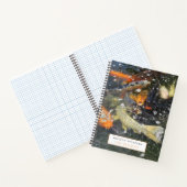 Carnet Japonais Carpe Koi Poisson Natation (Intérieur)