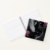 Carnet Japonais Koi Fish mode foncé (Intérieur)