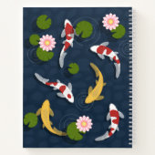 Carnet Japonais Koi Fish Pond 3 (Dos)