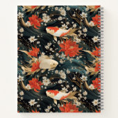 Carnet Japonais Koi Poisson Motif (Dos)