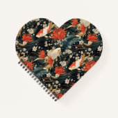 Carnet Japonais Koi Poisson Motif (Devant)