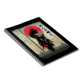 Carnet Japonais mort Samurai Guerrier Japon Swordsman (Côté Droit)