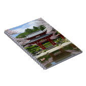Carnet Japonais Sakura Cherry Blossom Garden Shrine Pond (Côté Droit)