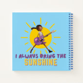 Carnet J'apporte toujours la lumière du soleil (Dos)