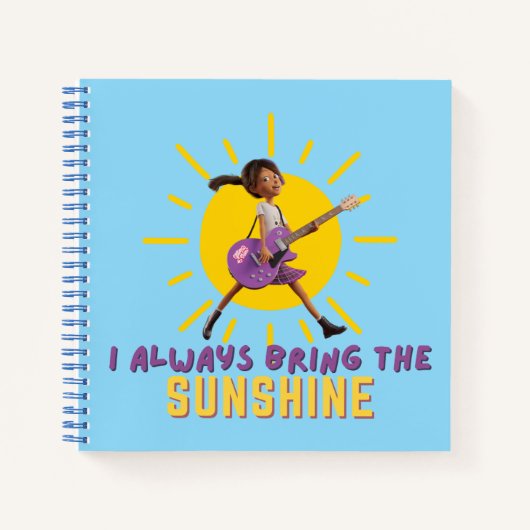 Carnet J'apporte toujours la lumière du soleil (Devant)