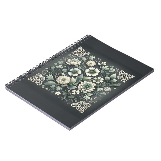 Carnet Jardin à nœuds de trèfle chuchoté (Côté gauche)