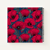 Carnet Jardin à pavot nocturne (Dos)