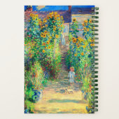Carnet Jardin aux fleurs de Monet (Verso)