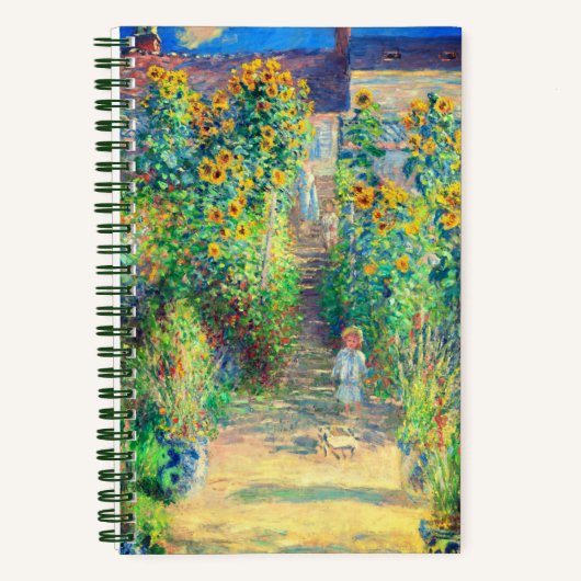 Carnet Jardin aux fleurs de Monet (Recto)