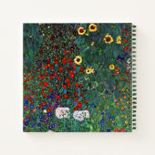 Carnet Jardin aux fleurs Gustav Klimt (Dos)