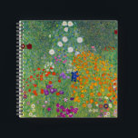 Carnet Jardin aux fleurs Gustav Klimt Art Vintage Art Nou<br><div class="desc">Gustav Klimt Jardin Fleur Jardin Art Nouveau Vintage Peinture Art Nouveau 1907</div>