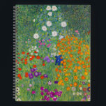 Carnet Jardin aux fleurs Gustav Klimt Art Vintage Art Nou<br><div class="desc">Gustav Klimt Jardin Fleur Jardin Art Nouveau Vintage Peinture Art Nouveau 1907</div>