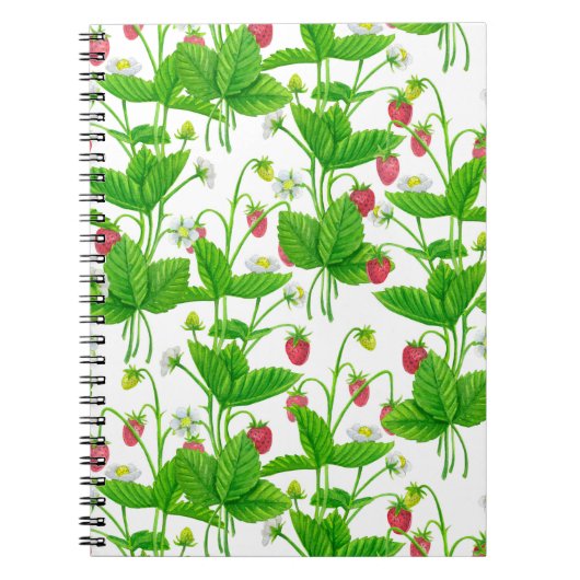 Carnet Jardin aux fraises (Devant)