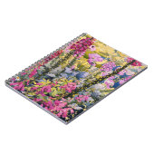 Carnet Jardin avec des digitales (Côté gauche)