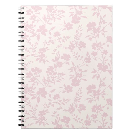 Carnet Jardin Botanique Rose Pâle - Neutre (Devant)
